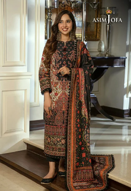 ASIM JOFA Asra Winter Shawl Collection AJAW02