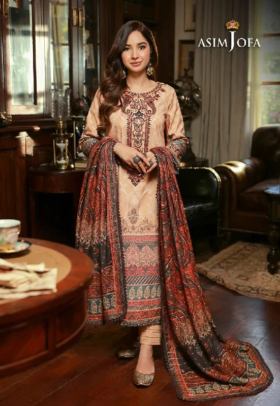 ASIM JOFA Asra Winter Shawl Collection AJAW03