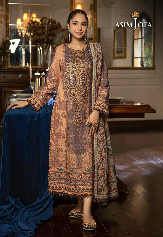 ASIM JOFA Asra Winter Shawl Collection AJAW09