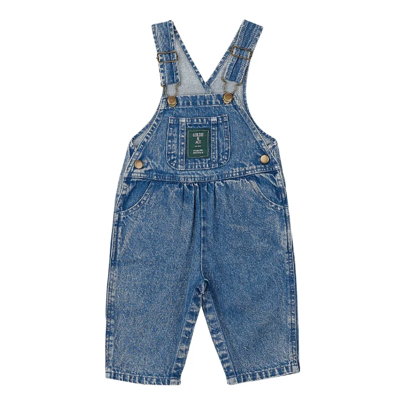 Goldie & Ace Austin Denim Overalls - Dark