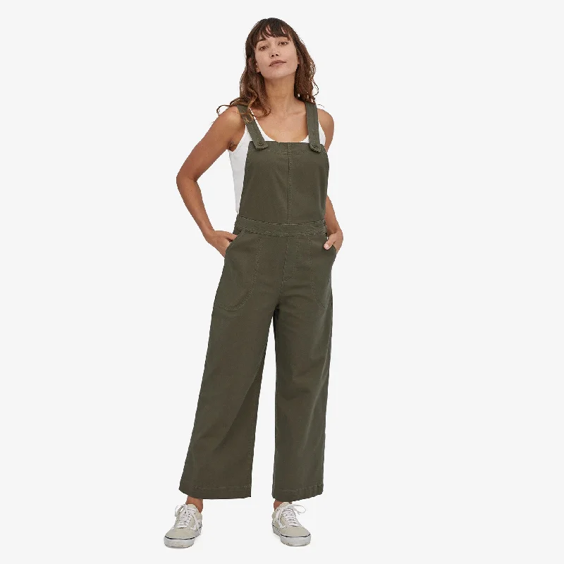 Women's Stand Up Cropped Overalls