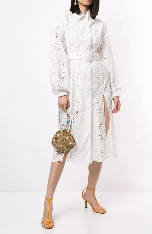 Cloud Obscurity Embroid Trench Coat by Alice McCall