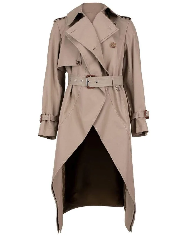 Frock High-Low Trench Coat