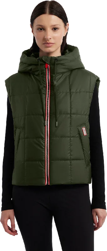 Lindsey PU Coated Square Quilted Vest - Women's|-|Veste enduit de polyuréthanne à matelassage carré Lindsey - Femme