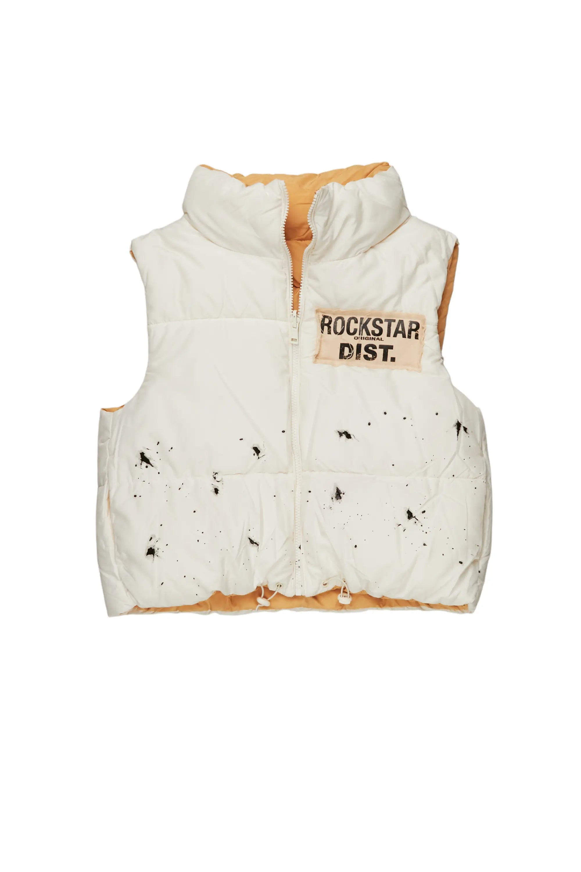 Paigy Ivory Puffer Vest