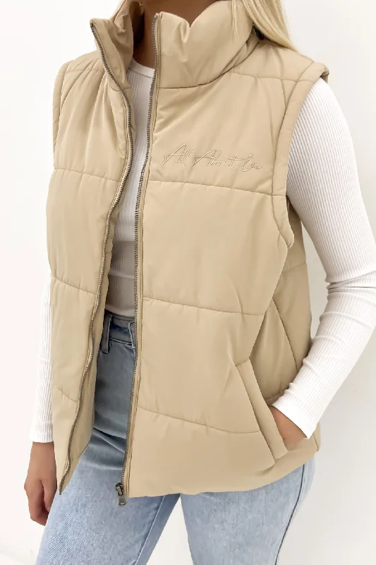 Classic Puffer Vest Oatmeal