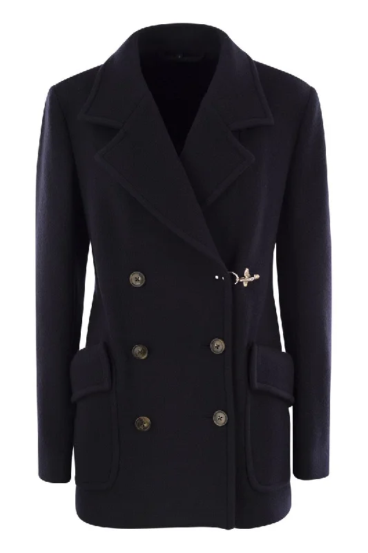 Wool and Cashmere Peacoat