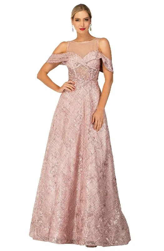 Cecilia Couture - 2169 Illusion Sweetheart A-line Long Dress