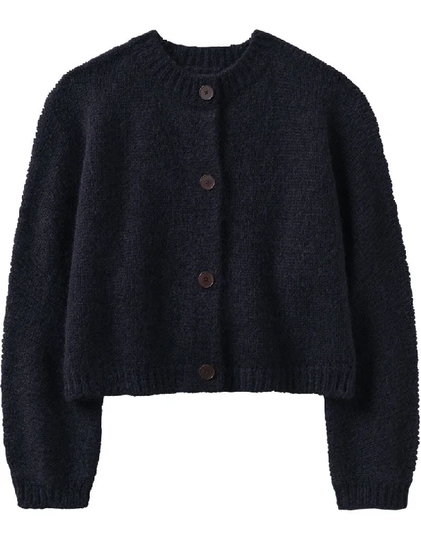 Toast Dolman Sleeve Cardigan Dark Navy