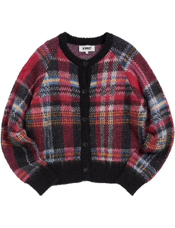 YMC Foxtail Tartan Cardigan Multi